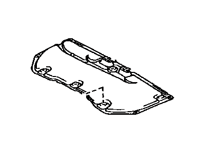 Toyota 53341-0E050 Insulator, Hood