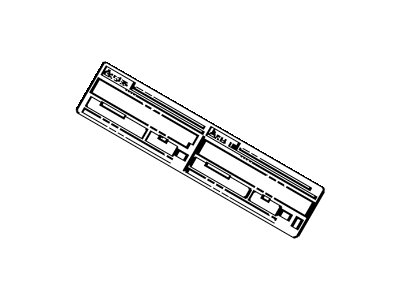 Toyota 88723-0E030 AC Label