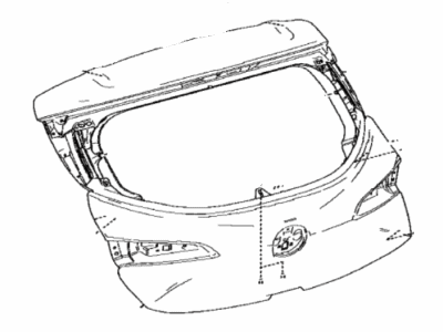 Toyota 67005-12F60 Lift Gate