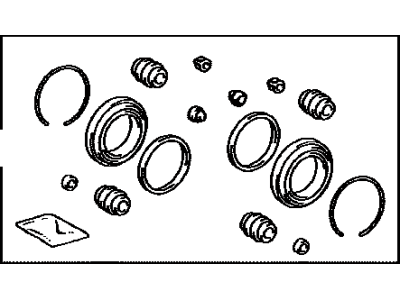 Toyota 04478-33130 Brake Pads Seal Kit