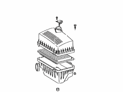 Toyota 17700-28271 Cleaner Assembly, Air