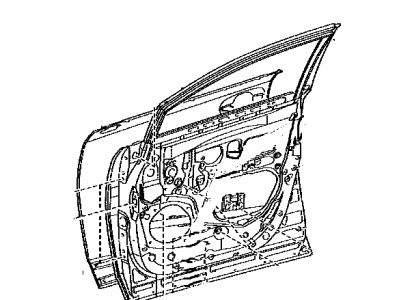 Toyota 67003-33170 Panel Sub-Assy, Rear Door, RH
