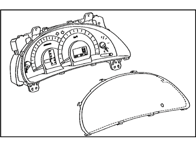 Toyota 83800-33C60 Meter Assembly, Combination