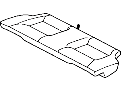 Toyota 71460-1G120-B1 Cushion Assembly, Rear Seat