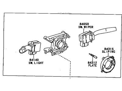 Toyota 84310-16750 Switch Assy, Turn Signal