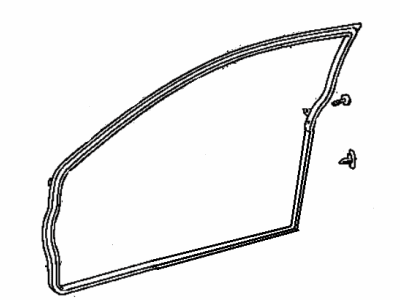 Toyota 67862-0W011 Door Weatherstrip