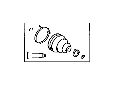 Toyota 04438-16150 Inner Boot