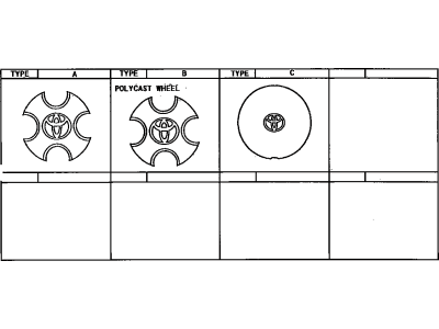 Toyota 42603-0W010 Center Cap