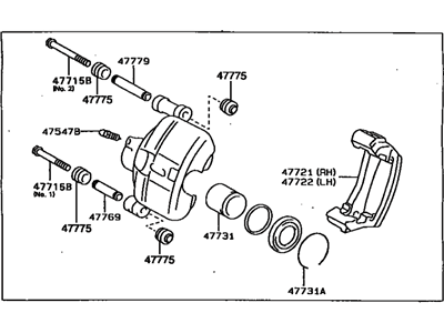 Toyota 47730-16090 Caliper