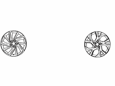 Toyota 42611-F4010 Wheel, Disc