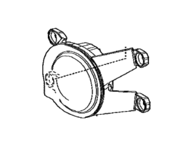 Toyota 81211-52140 LENS & BODY, FOG LAM