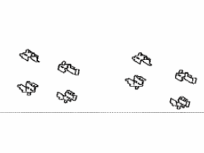 Toyota 04947-33281 Brake Pads Mount Kit