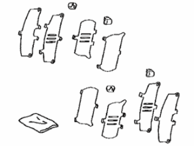 Toyota 04945-76010 Hardware Kit