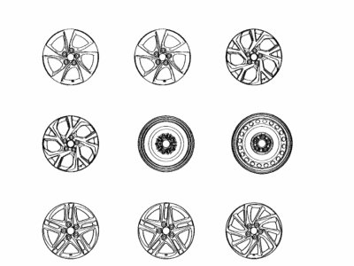 Toyota 42611-21280 Wheel, Spare