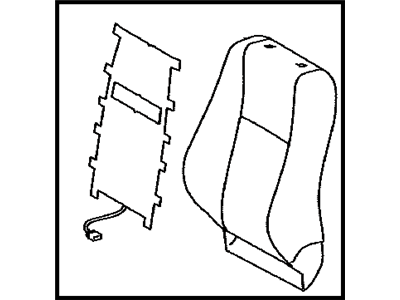 Toyota 71074-0R070-B1 Front Seat Back Cover, Left(For Separate Type)