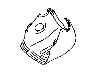 Toyota 45287-0R050-C0 Lower Column Cover