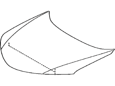 Toyota 53301-0R050 Hood