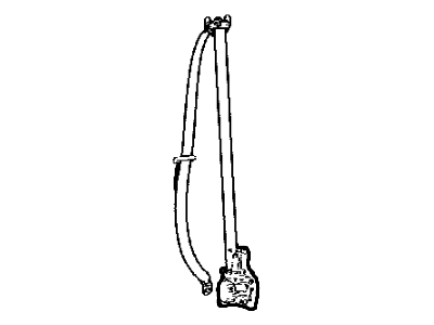 Toyota 73220-06390-A4 Belt & Retractor