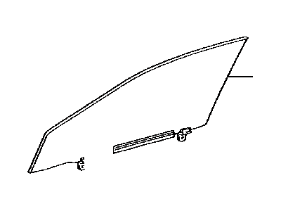 Toyota 69801-12060 Regulator Sub-Assy, Front Door Window, RH