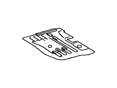 Toyota 58563-52010 Silencer, Front Floor