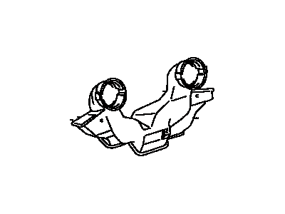 Toyota 55844-52090 Center Duct