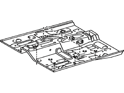 Toyota 58111-52906 Front Floor Pan