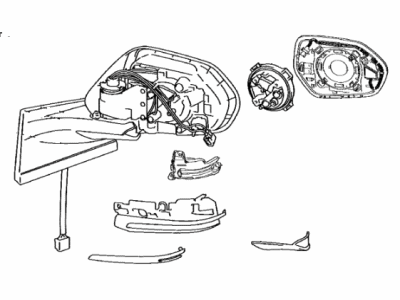Toyota 87940-47400 Mirror Assembly