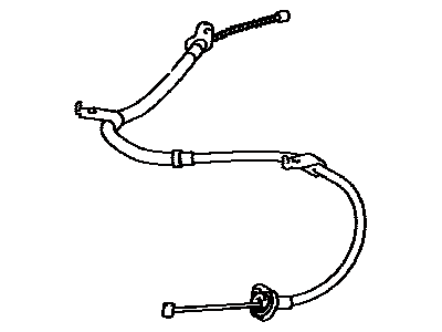 Toyota 46420-04111 Rear Cable