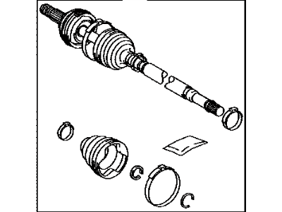 Toyota 43406-01010 Front Axle Pipe Shaft Sub-Assembly