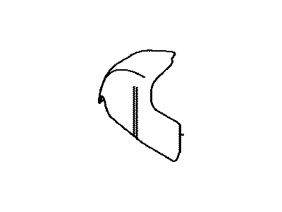 Toyota 62610-74020 Wheelhouse Cover