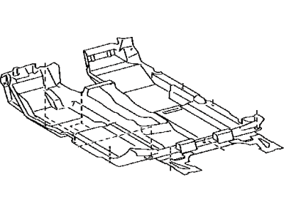 Toyota 58510-0C460-C0 Mat Assembly, Floor, Front