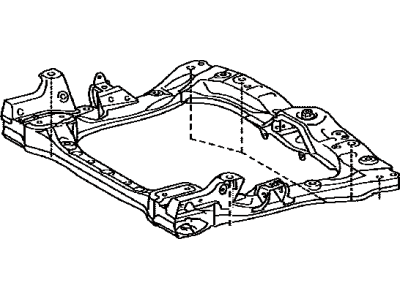 Toyota 51100-74021 Frame Assembly, Front