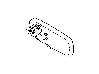 Toyota 87810-01020-D0 Inner Rear View Mirror Assembly