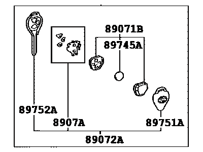 Toyota 89070-21120 Transmitter