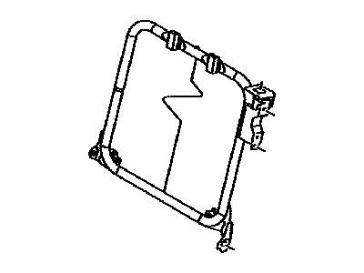 Toyota 71018-02120 Frame Sub-Assy, Rear Seat Back, LH