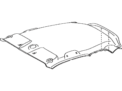 Toyota 63310-0R070-B1 HEADLINING Assembly, Roof