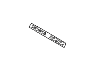 Toyota 11286-46061 Nameplate