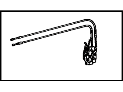 Toyota 69040-14240 Front Door Lock Assembly, Left