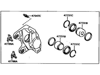 Toyota 47730-14270 Caliper