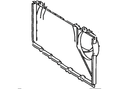 Toyota 16711-46170 SHROUD, Fan