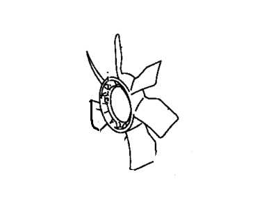 Toyota 16361-46060 Fan Blade