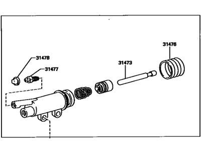 Toyota 31470-14060 Slave Cylinder