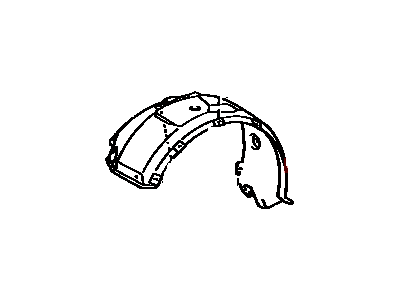 Toyota 53876-14190 Fender Liner