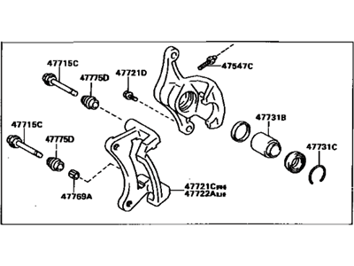 Toyota 47750-14250 Caliper