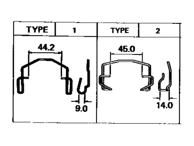 Toyota 31232-22020 Bearing Assembly Clip