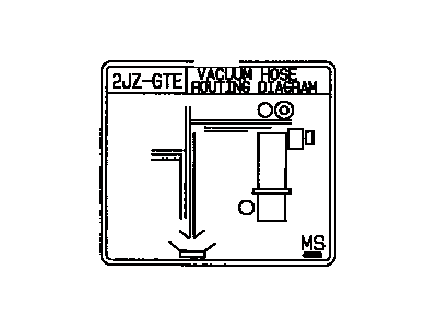 Toyota 17792-46090 Vacuum Diagram