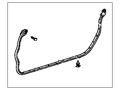 Toyota 67861-14310 Door Weatherstrip