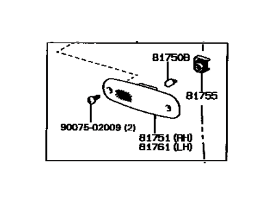 Toyota 81750-14080 Side Marker Lamp