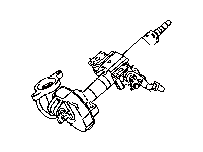 Toyota 4520A-02280 Column Sub-Assembly, ELE