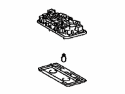Toyota 81208-52010 Lamp Sub-Assembly, Map